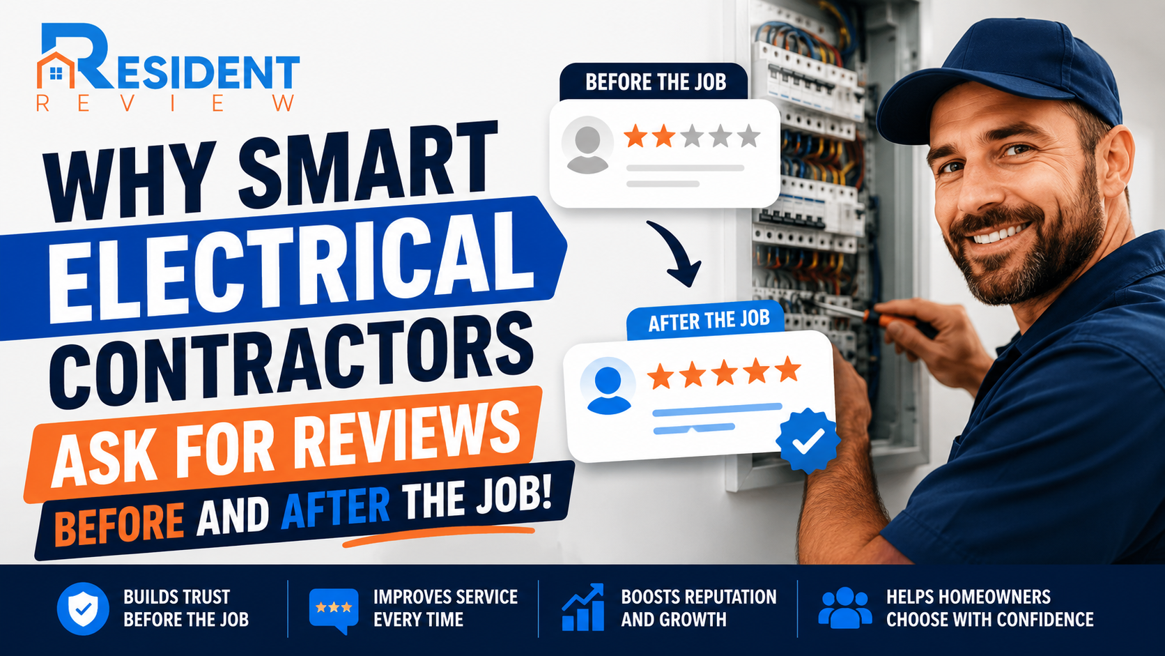 Why Smart Electrical Contractors Ask for Reviews Before and After the Job!